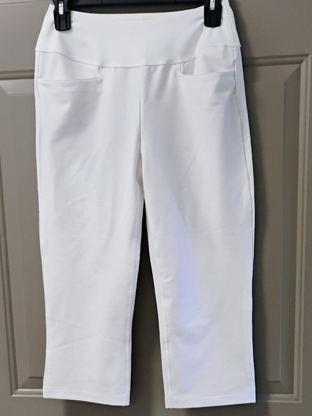New Puma Women's Golf Capri Pant White XS